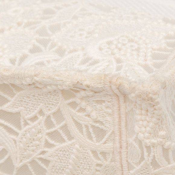 Pre-Loved Dior Small D-Lace Embroidery Book Tote - Picture 9 of 12